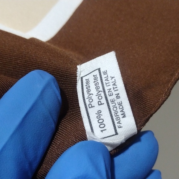 Brown, Gold, Tan, Grey Carrossier Carriage Print Square Scarf 30x30" - Colorful - Picture 8 of 9